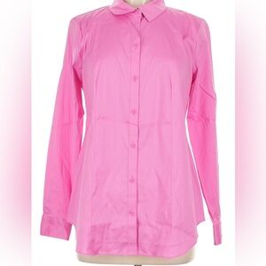 Charter Club Pink Button-Down Shirt for Women size 16 , New with tag,R13B
